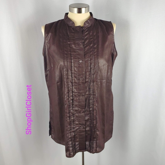 💥Just In💥Jaclyn Smith Pleated Front Top..Sz XL